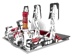 Pedalbox P2000-S100R Hydrauliczne Pedały SIMAGIC Symulator Simracing