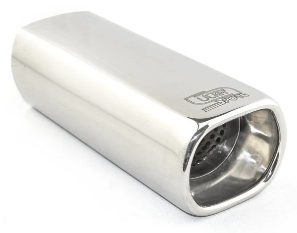 Uniwersalna końcówka tłumika prostokątna 80×65mm długość 200mm