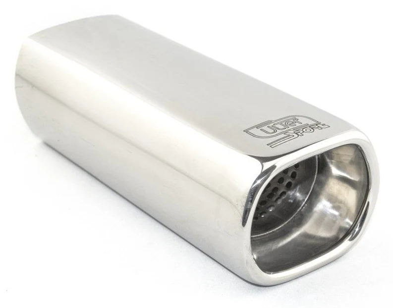 Uniwersalna końcówka tłumika prostokątna 80×65mm długość 200mm