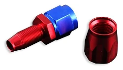 Końcówka prosta AN10 Swivel Czerwony