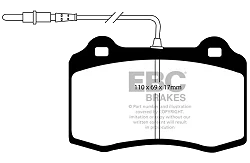 DP1031/2 Klocki hamulcowe ULTIMAX2 EBC Brakes Peugeot 406 Coupe - DP1031/2