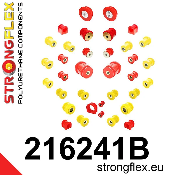 216241B: Kompletny zestaw tulei zawieszenia