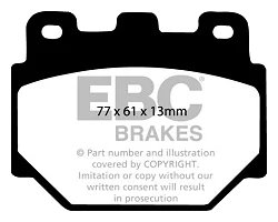 DP195 Klocki hamulcowe ULTIMAX2 EBC Brakes Daihatsu Consorte Toyota 100