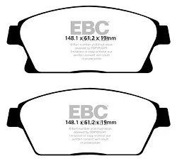 DPX2067 Klocki hamulcowe ULTIMAX2 EBC Brakes Chevrolet Cruze J300 Orlando Trax Volt Opel Ampera Astra J Astra GTC J GTC J Mokka Mokka X Zafira Tourer VAUXHALL Ampera Astra J Astra GTC J GTC
