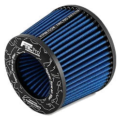 Stożkowy filtr powietrza FMIC.Pro dł. 100mm średnica montażowa 102mm niebieski
