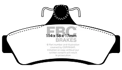 DP41506R Klocki hamulcowe YELLOWSTUFF EBC Brakes Chevrolet Middle East and South Africa Caprice Lumina Holden Australia and New Zealand Commodore VT Commodore VX Commodore VY Commodore VZ Co