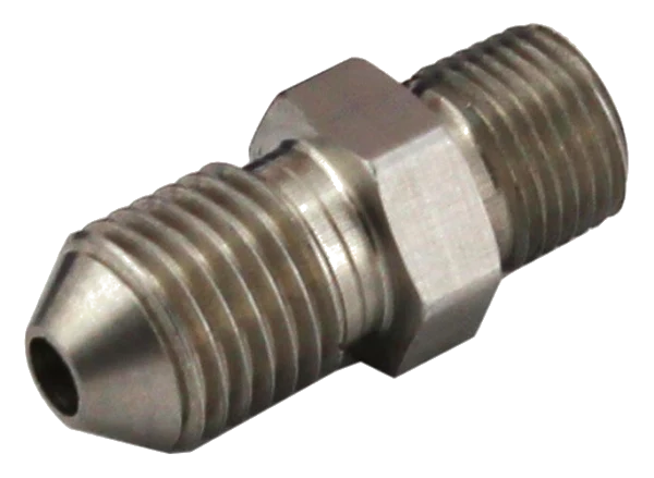 Nypel adapter Turbosmart 1/8 NPT AN4 stal nierdzewna