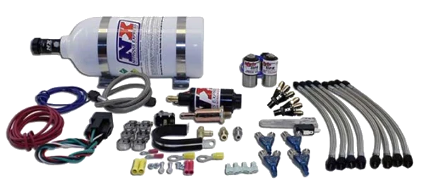 Four Cylinder Mainline System with 2.5Lb Bottle Nitrous Express NX 62028P