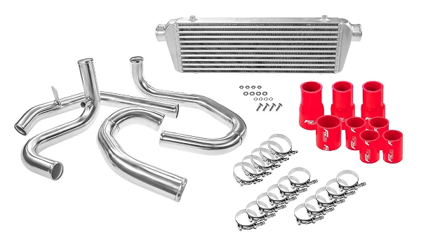 Dedykowany zestaw intercoolera do VW Golf 4/Jetta 1.8T Czerwony
