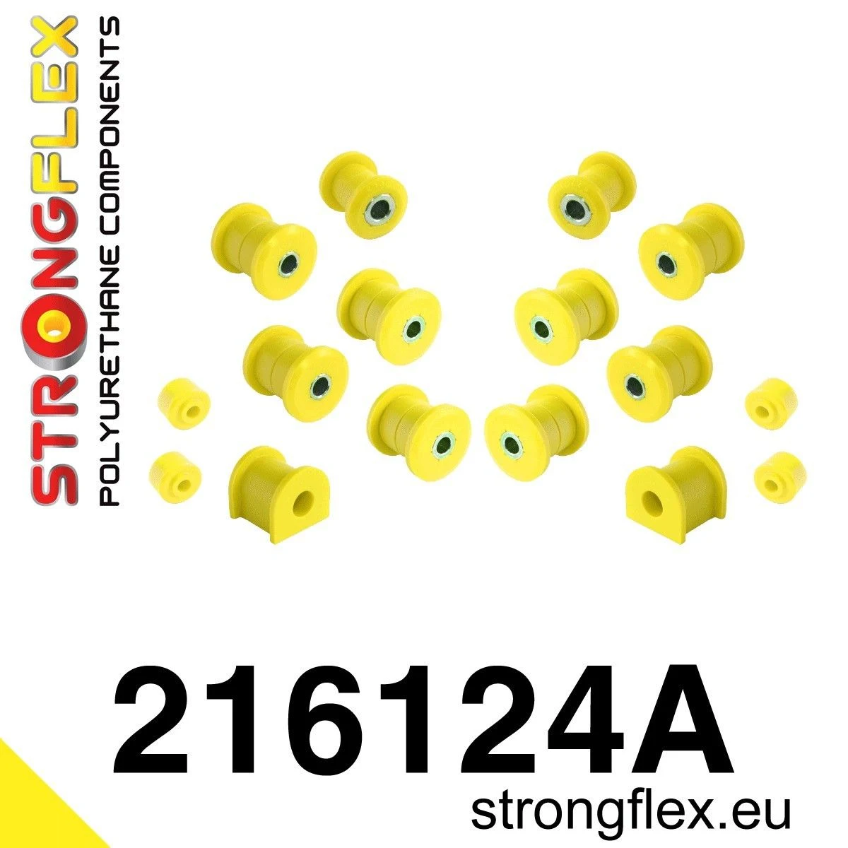 216124A: Zestaw poliuretanowy zawieszenia tylnego SPORT Toyota Land Cruiser