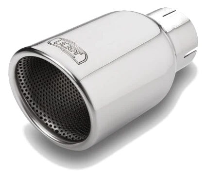 Uniwersalna końcówka tłumika okrągła 90mm długość 190mm średnica montażowa 45mm - N1-90RS/45