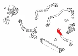 Przewód silikonowy Turbosprężarki FMIC.EU OPEL MOVANO B RENAULT MASTER III 2.3D 144600588R