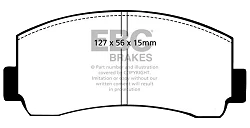 DP4289R Klocki hamulcowe YELLOWSTUFF EBC Brakes Toyota Celica RA28 Celica TA40