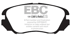 DPX2013 Klocki hamulcowe ULTIMAX2 EBC Brakes Chevrolet Malibu Opel Insignia Saab VAUXHALL Insignia 9/5