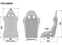 Fotel sportowy Sparco Evo QRT-C FIA 8855-1999