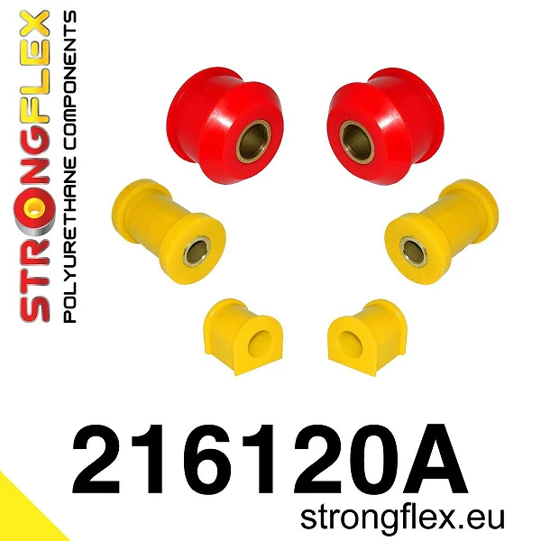 216120A: Zestaw poliuretanowy zawieszenia przedniego sport Toyota Celica MK6 ST202