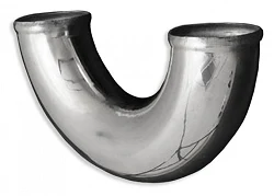 Kolanko aluminiowe 180' 16mm, 30cm