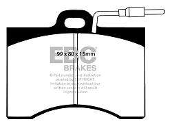DP221 Klocki hamulcowe ULTIMAX2 EBC Brakes Citroen CX Saloon CX Estate CX
