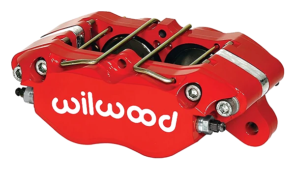 Uniwersalny zacisk hamulcowy 4 tłoczkowy Wilwood 120-9706 Dynapro czerwony