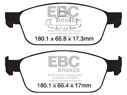 DPX2145 Klocki hamulcowe ULTIMAX2 EBC Brakes Ford Focus Mk3 Kuga Mk2 Tourneo Connect Ford COMMERCIAL Transit Connect Focus Mk3 ST