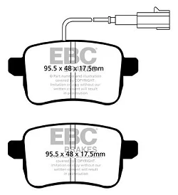 DP42079R Klocki hamulcowe YELLOWSTUFF EBC Brakes Alfa Romeo Giulietta 940