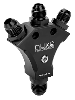 Nuke Performance X-Block Adapter Fitting AN-8 ORB (4x)