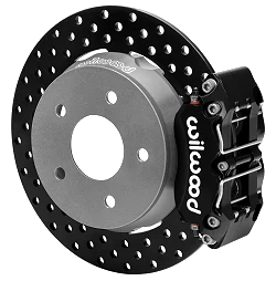 Wilwood 140-17735-D NDPR Tylni zestaw hamulcowy UTV Wiercony Czarny Polaris RZR
