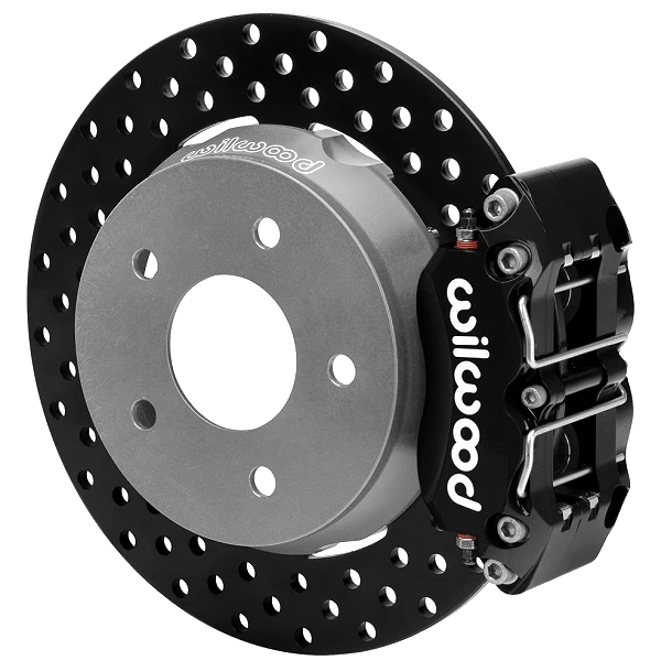 Wilwood 140-17735-D NDPR Tylni zestaw hamulcowy UTV Wiercony Czarny Polaris RZR