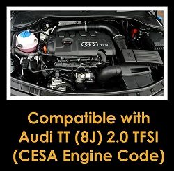 Dedykowany układ dolotowy Ramair JSK-141-BK Audi TT 8J 2.0 TFSI EA888 CESA
