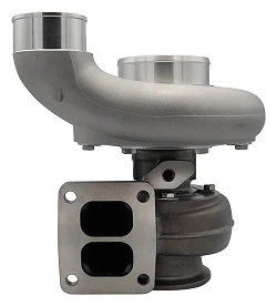 Turbosprężarka Pulsar PSR 363 780HP 90° .91 T4 Twin Scroll Wlot 4.21" Marmon V-Band Wylot 80*73 Wirnik Wydechowy Łożyska Ślizgowe