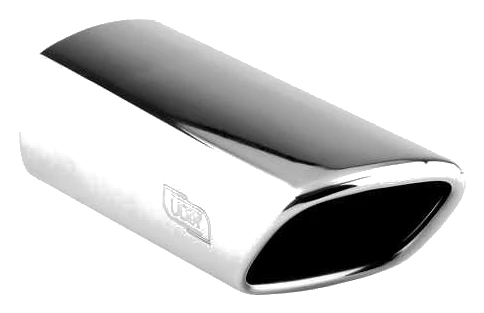 Uniwersalna końcówka tłumika prostokątna 105×80mm długość 200mm - N33L