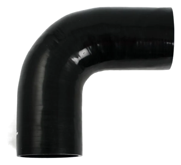Wąż silikonowy czarny 90 stopni 4" (102mm)