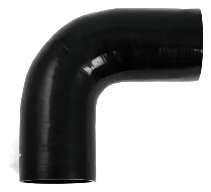 Wąż silikonowy czarny 90 stopni 4" (102mm)