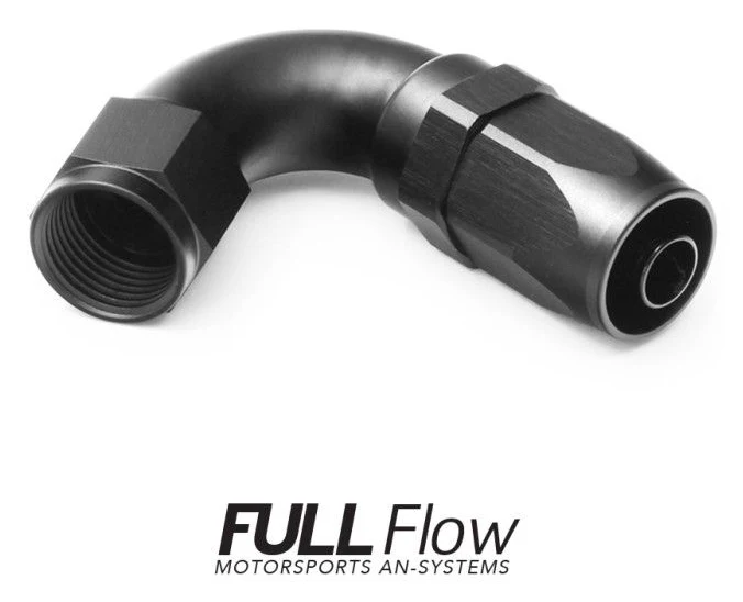 Nuke Performance Full Flow AN Hose End Fitting 120 Degree AN10