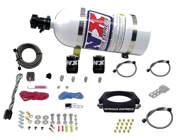 LS 102mm Plate System with 10Lb Bottle for GM Vehicles Nitrous Express NX 20933-10