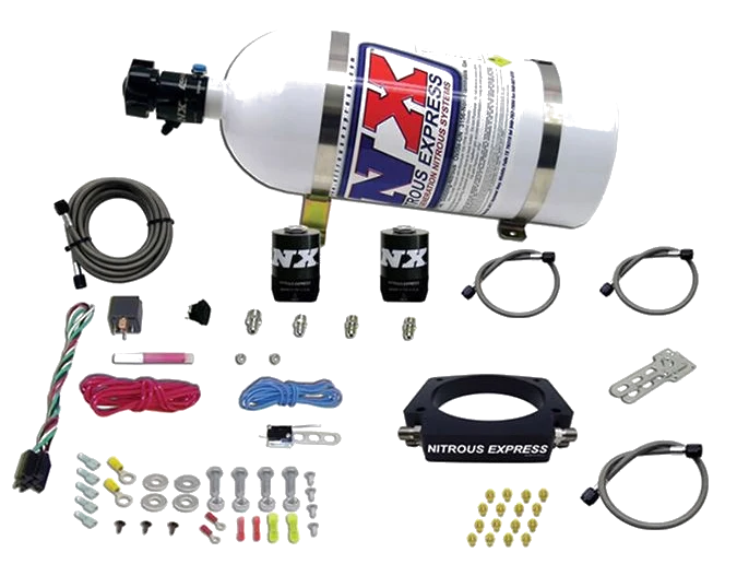 LS 102mm Plate System with 10Lb Bottle for GM Vehicles Nitrous Express NX 20933-10