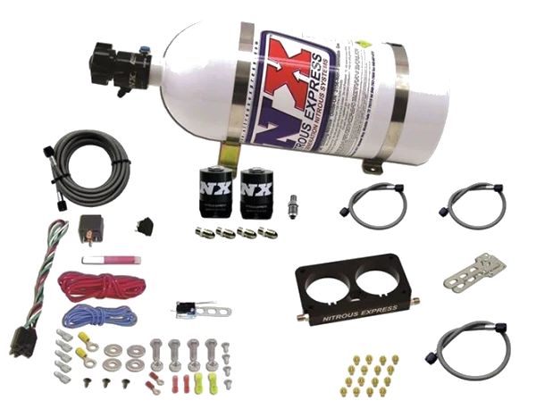 4 Valve Nitrous Plate System-Stock Throttle Body without Bottle for Ford Nitrous Express NX 20950D-00