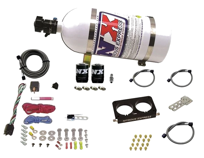 4 Valve Nitrous Plate System-Stock Throttle Body without Bottle for Ford Nitrous Express NX 20950D-00