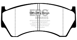 DP31044C Klocki hamulcowe REDSTUFF EBC Brakes Nissan Sentra 200SX