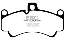 DP81516RP1 Sportowe klocki hamulcowe RP-1 Racing EBC Brakes Porsche Porsche 911 996 911 997 911 996 GT2 911 996 GT3 911 997 GT3 911 997 Turbo 911 997 Turbo S 911 996 GT2 911 996 GT3 911 997