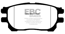 DP1585 Klocki hamulcowe ULTIMAX2 EBC Brakes Toyota Previa