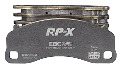 DP82206RPX Sportowe klocki hamulcowe RP-X Racing EBC Brakes Porsche 911 991 Cayman 981 Porsche 911 991 911 991/2 Boxster 718 Cayman 718 911 991 GT3 911 991/2 Carrera S 911 991/2 Carrera 4S 9