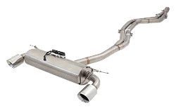 Układ wydechowy XForce z systemem Varex BMW Seria 2 2014-2016 F22 M235i stal nierdzewna