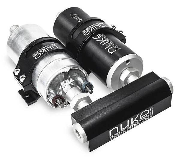 Nuke Performance Fuel Log Collector for 1x WALBRO GSL392 and 1x Nuke Fuel Filter Slim