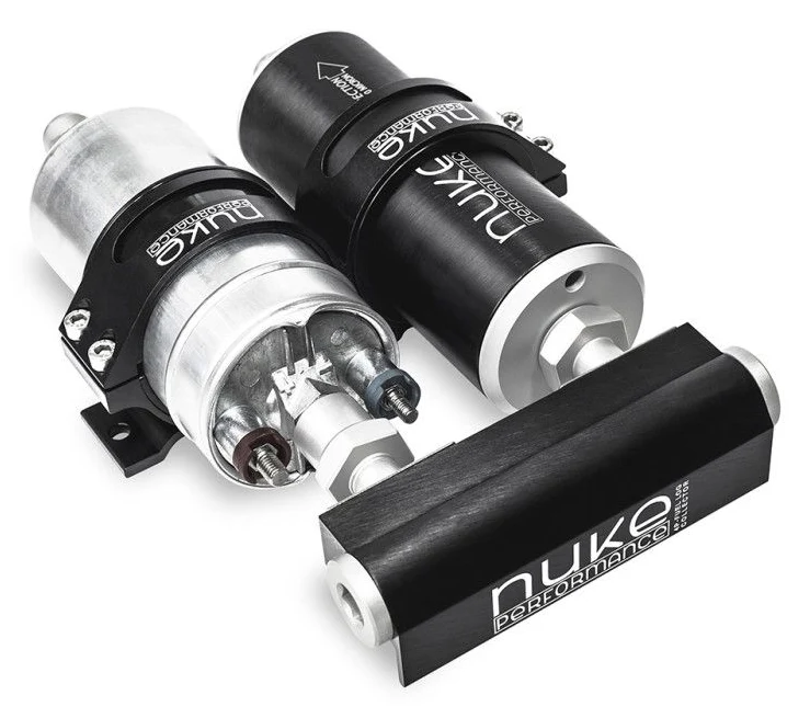 Nuke Performance Fuel Log Collector for 1x WALBRO GSL392 and 1x Nuke Fuel Filter Slim