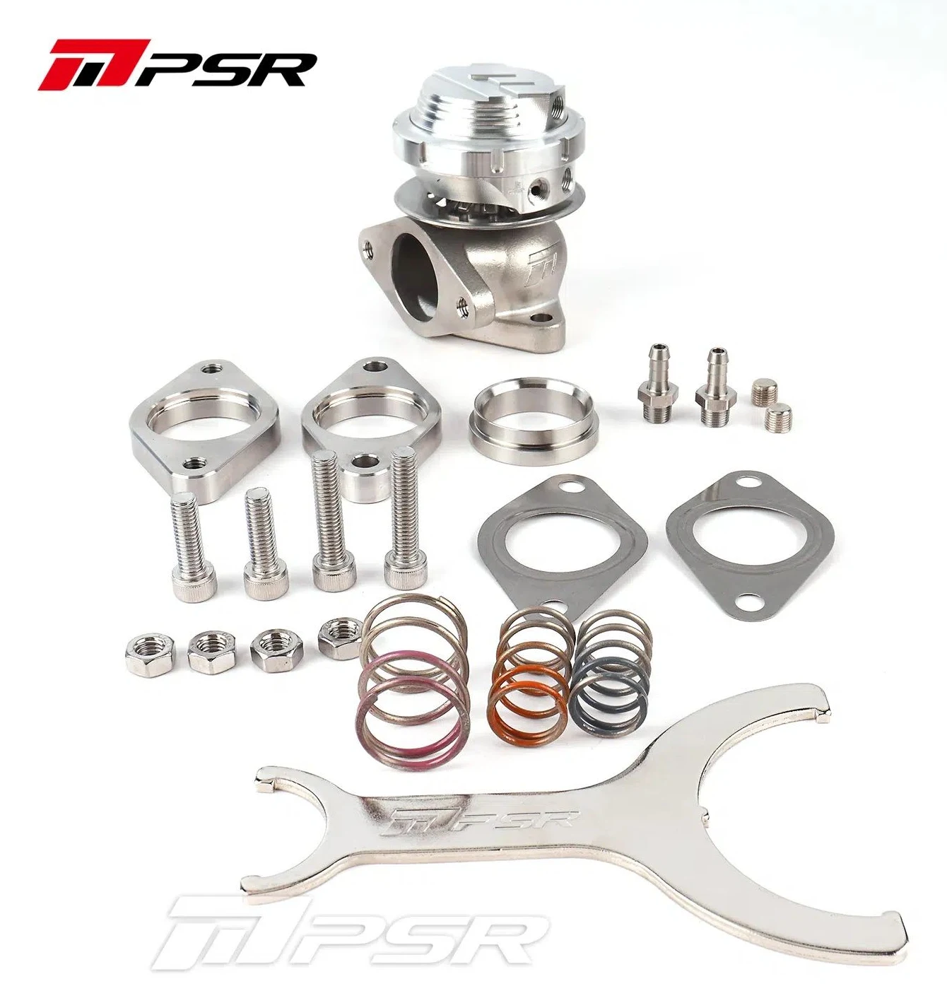 Pulsar PSR New Generation Wastegate 38mm 2-Bolt External Wastegate Silver