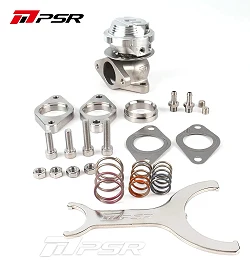 Pulsar PSR New Generation Wastegate 38mm 2-Bolt External Wastegate Silver