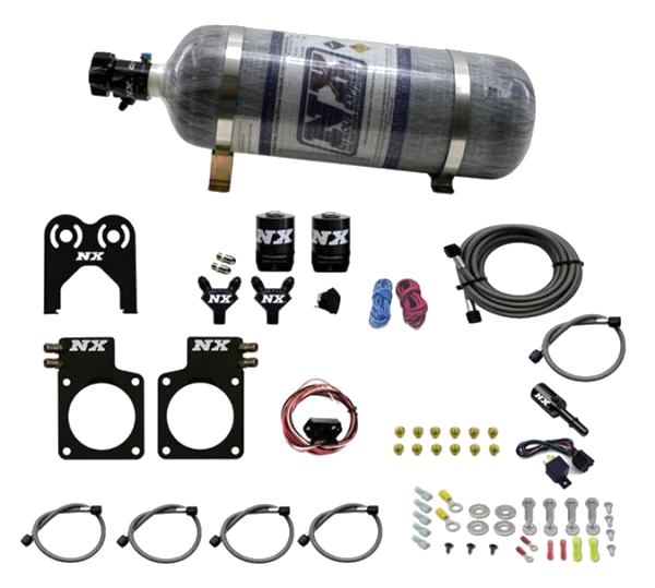 Nitrous Plate System (50-150Hp) with 12Lb Carbon Bottle for Nissan Gt-R R35 Nitrous Express NX 20717-12