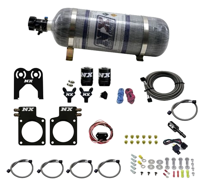 Nitrous Plate System (50-150Hp) with 12Lb Carbon Bottle for Nissan Gt-R R35 Nitrous Express NX 20717-12