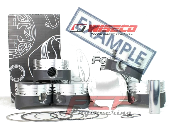 Tłoki kute Wiseco 82,00 mm CR 9,0:1 — Audi S2 / RS2 2.2T 20V Stroker 92,8 mm